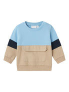NAME IT Solly Weathered Teak Sweatshirt Weathered Teak front view