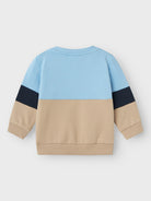 NAME IT Solly Weathered Teak Sweatshirt Weathered Teak model front view