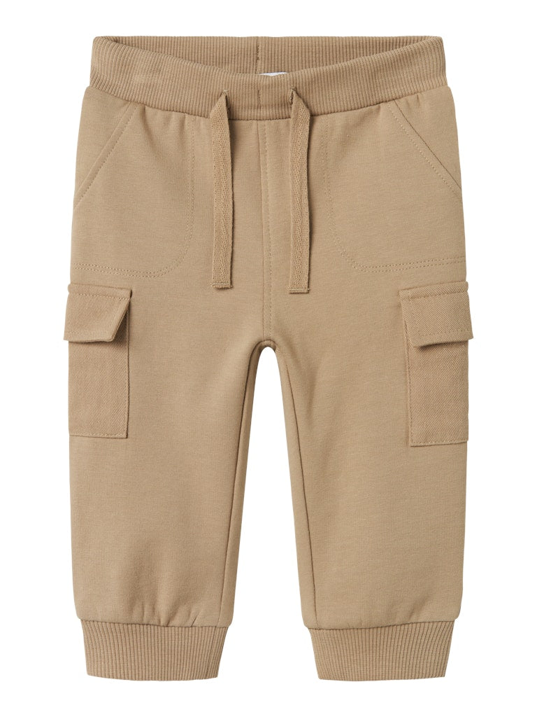 Boy's Solly Sweat Pant-Weathered Teak-Front View