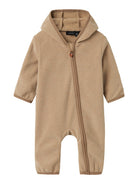 NAME IT Meeko Fleece Suit Timber Wolf front view