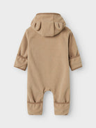 NAME IT Meeko Fleece Suit Timber Wolf model front view