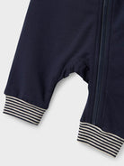 NAME IT Kiddy Long Sleeve Sweat Suit Navy Blazer flat front view