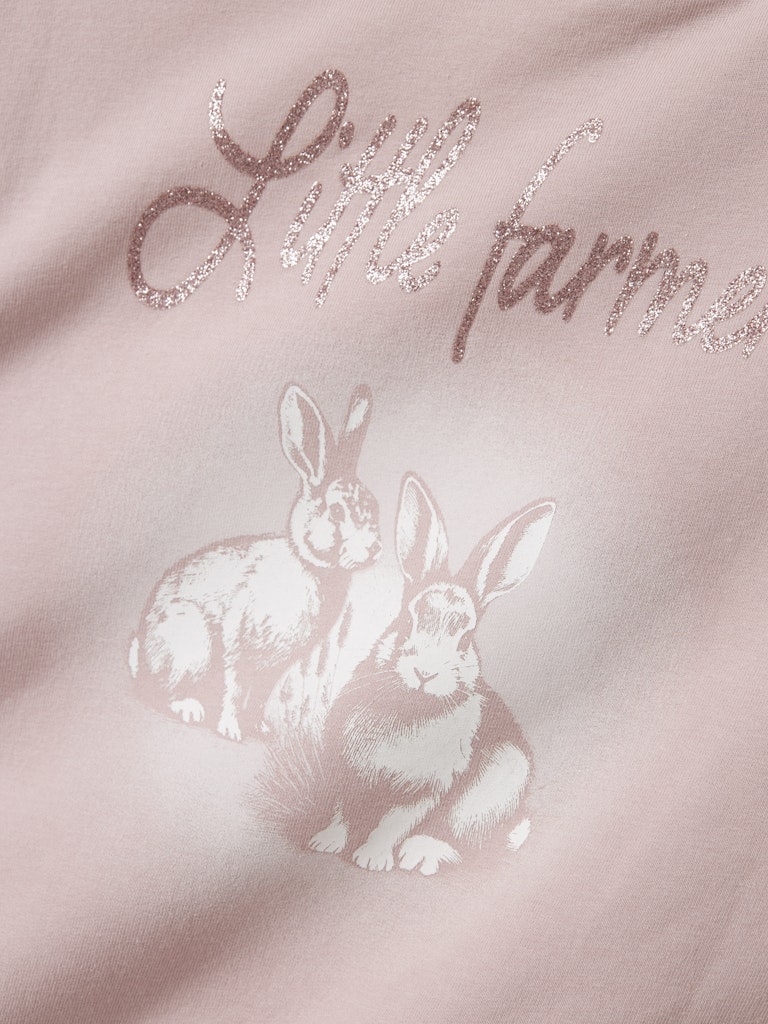 Laise Sweatshirt Pink-Print Detail
