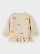 NAME IT Lamella Long Sleeve Sweatshirt Peyote detail view