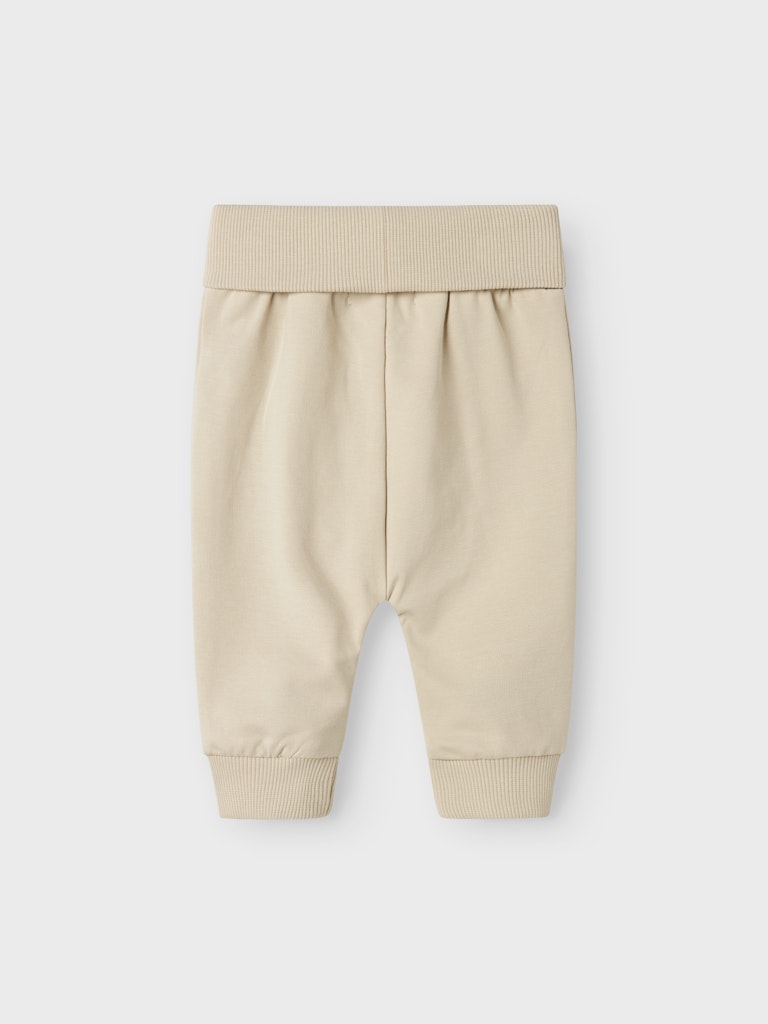Lamella Sweat Pant Beige-Back View