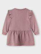 NAME IT Nilda Sweat Dress-Toadstool Toadstool model front view