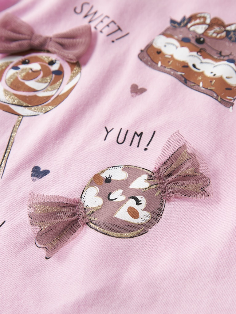 Ninna Long Sleeve Top-Sweet Dreams-Print Detail