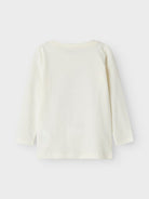 Ninna Long Sleeve Top-Cloud Dancer-Back View