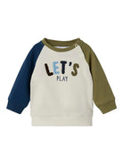 NAME IT Oktav Long Sleeve Sweatshirt-Mermaid Mermaid front view