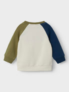 NAME IT Oktav Long Sleeve Sweatshirt-Mermaid Mermaid model front view
