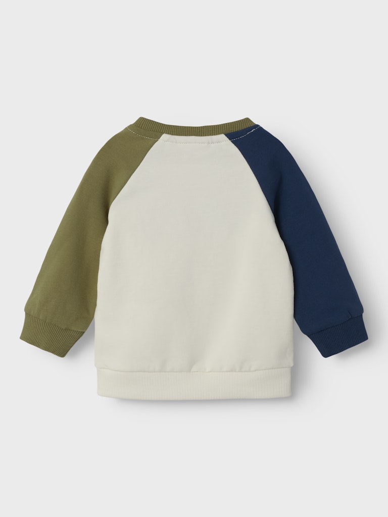 NAME IT Oktav Long Sleeve Sweatshirt-Mermaid Mermaid model front view