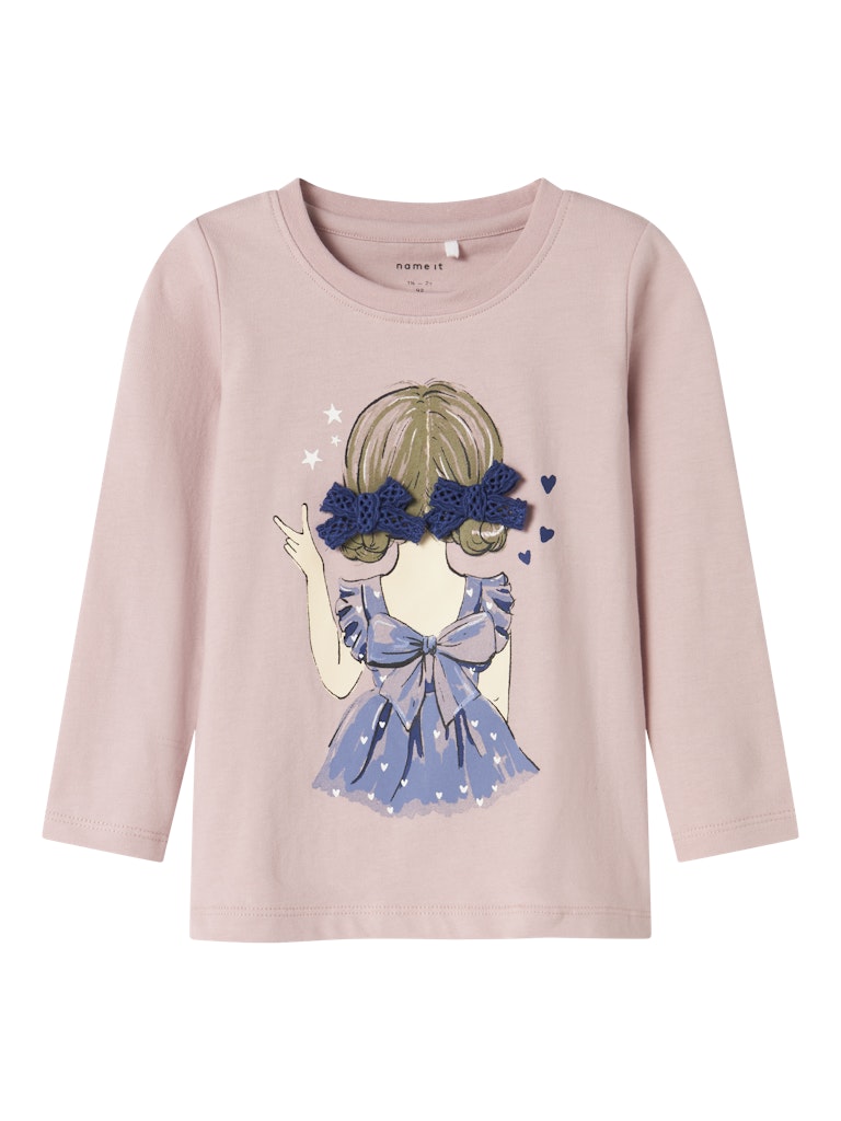 Otrea Long Sleeve Top-Burnished Lilac-Front View