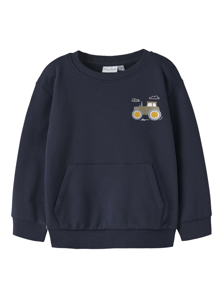 Boy's Vugo Long Sleeve Sweat-Navy Blazer-Front View