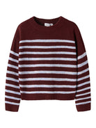 NAME IT Kally Brown Jumper Andorra front view