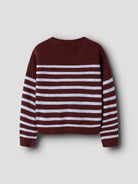 NAME IT Kally Brown Jumper Andorra model front view