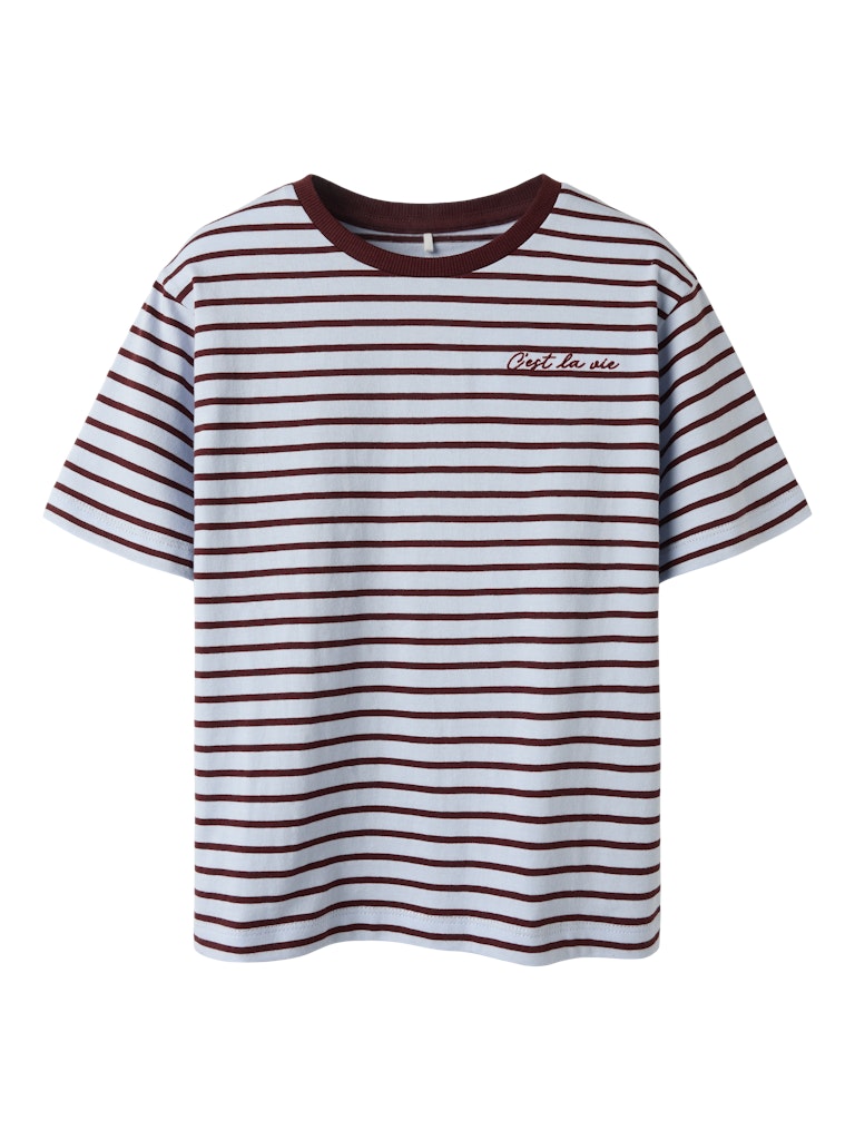 Girl's Keline Top-Xenon Blue-Front View