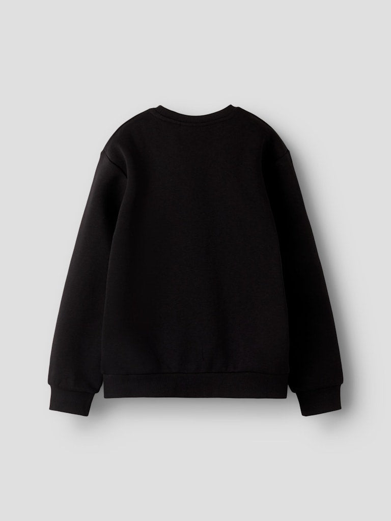 NAME IT Retta Long Sleeve Sweatshirt-Black Black detail view