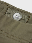 NAME IT Ryan Cargo Twill Pant 2222-Deep Lichen Green Deep Lichen Green detail view