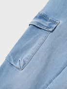 NAME IT Ben Baggy Cargo Jeans 9770-Medium Blue Denim Medium Blue Denim detail view
