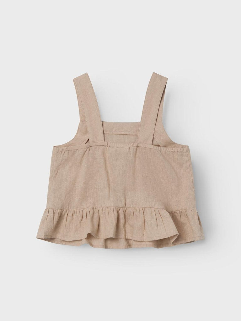 NAME IT Falinnen Strap Humus Top humus detail view