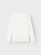 NAME IT Vamone Long Sleeve Knit Cardigan-Bright White Bright White detail view