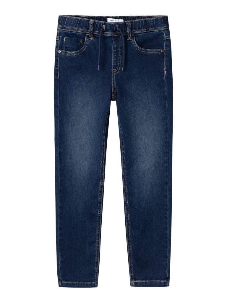 Boy's Ryan Slim Sweat Jeans 5225-Denim Blue-Front View