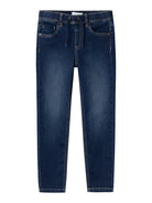 NAME IT Ryan Slim Sweat Jeans 5225-Blue Denim Blue Denim back view