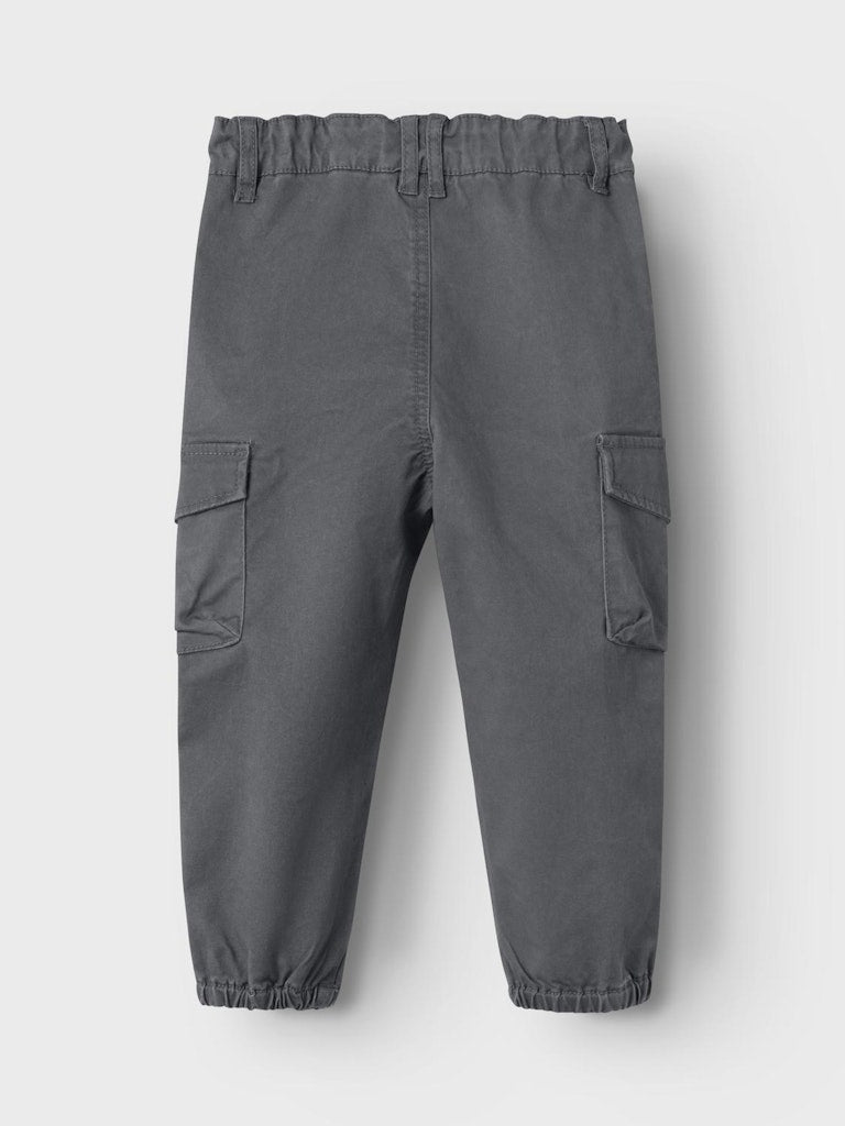 NAME IT Ben Cargo Pant 1771-Lava Smoke Lava Smoke detail view