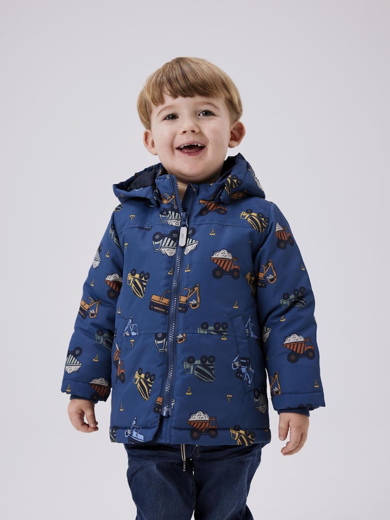 Max Dark Denim Digger Print Jacket