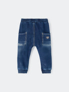 NAME IT Ben U-Shape Sweat Jeans 1058 Dark Blue back view