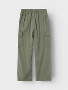 NAME IT Bella Green Cargo Pants Deep Lichen Green back view