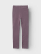 NAME IT Davina Arctic Dusk Solid Leggings Arctic Dusk model front view