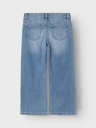 NAME IT Rose Wide Jeans 5529 Medium Blue Denim back view