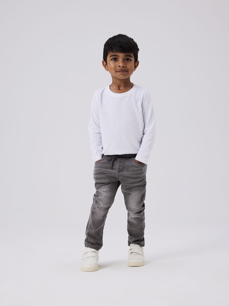 Ryan Slim Medium Grey Sweat Jeans