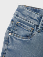 NAME IT Salli Bootcut Jeans 8292 Light Blue Bleached Denim side view