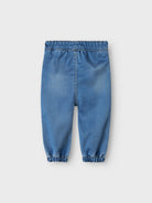 NAME IT Rose Loose Jeans Medium Blue Denim model front view