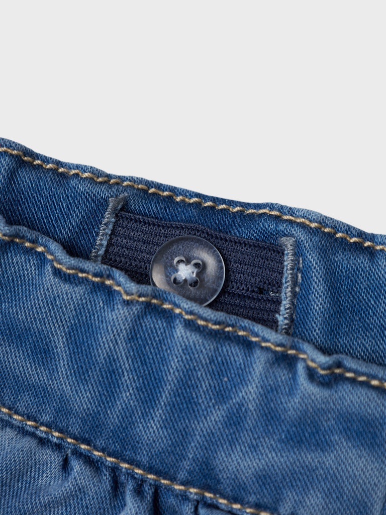 NAME IT Rose Loose Jeans Medium Blue Denim detail view