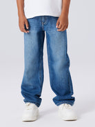 NAME IT Ryan Straight Jeans 5950 Medium Blue Denim detail view