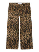 NAME IT Rose Wide Twill Pants 4444-Silver Mink Silver Mink front view