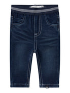 NAME IT Silas Slim Sweat Jeans 7025 Blue Denim model front view