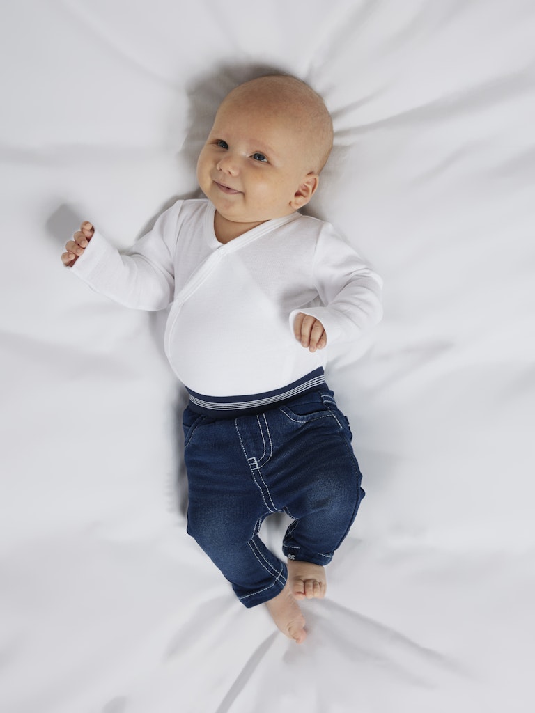 Newborn's Silas Slim Sweat Jeans 7025-Model View