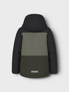 NAME IT Max Jacket Block-Dusty Olive Dusty Olive detail view
