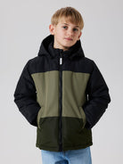 NAME IT Max Jacket Block-Dusty Olive Dusty Olive front view