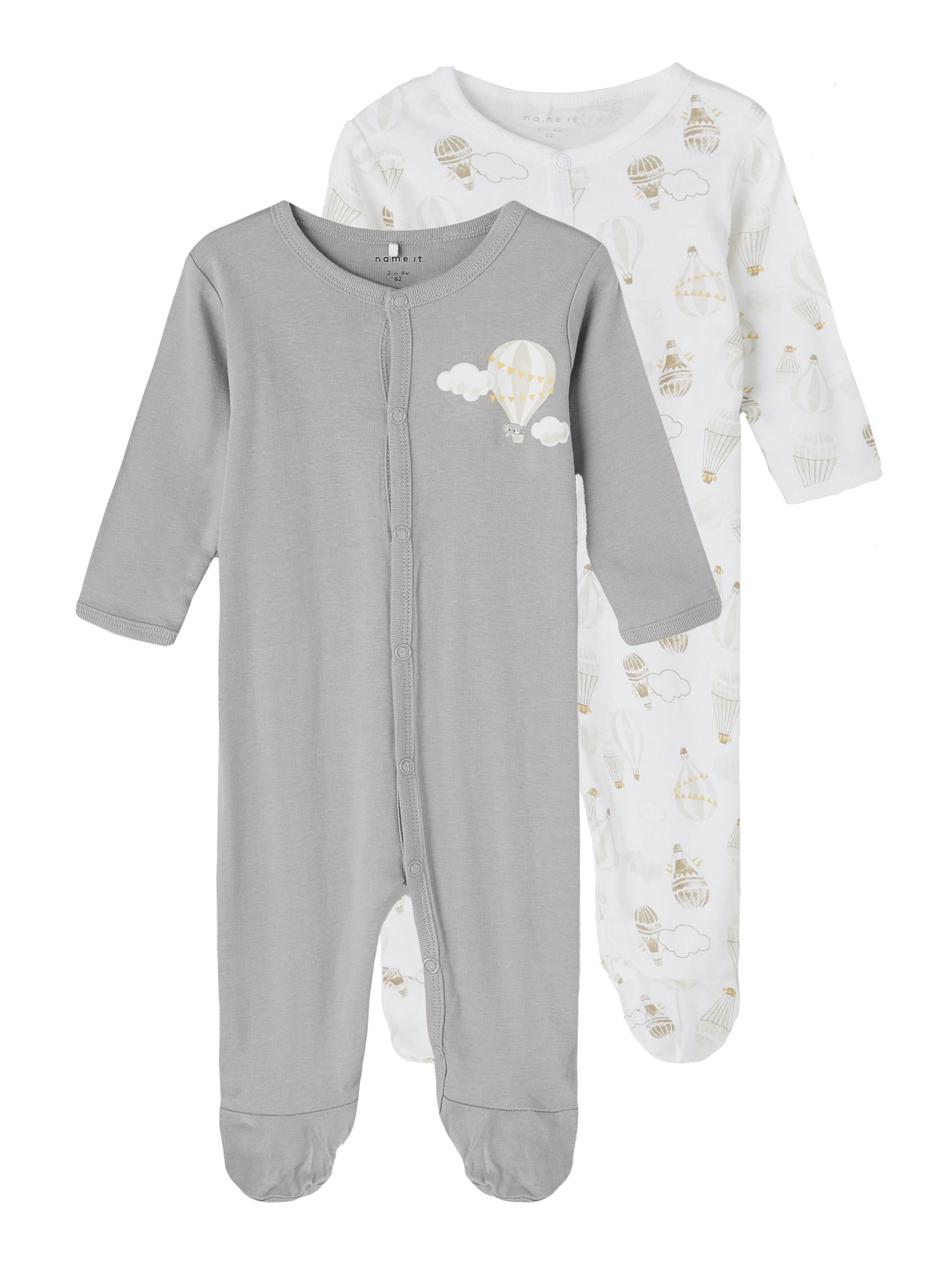 NAME IT 2 Pack Alloy Ballon Nightsuit Alloy front view