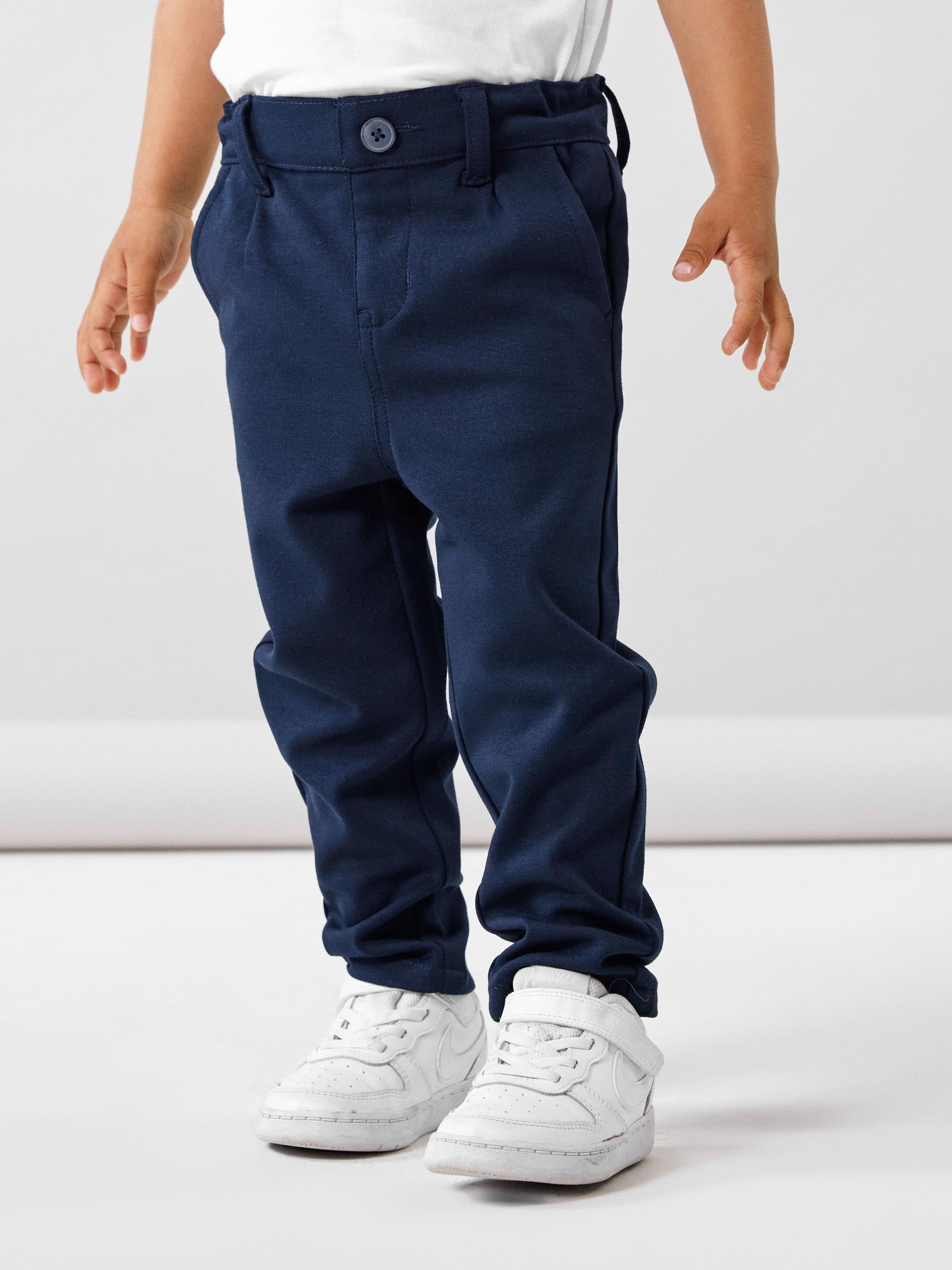 Boy's Silas Comfort Pant 1150-Dark Sapphire-Front View