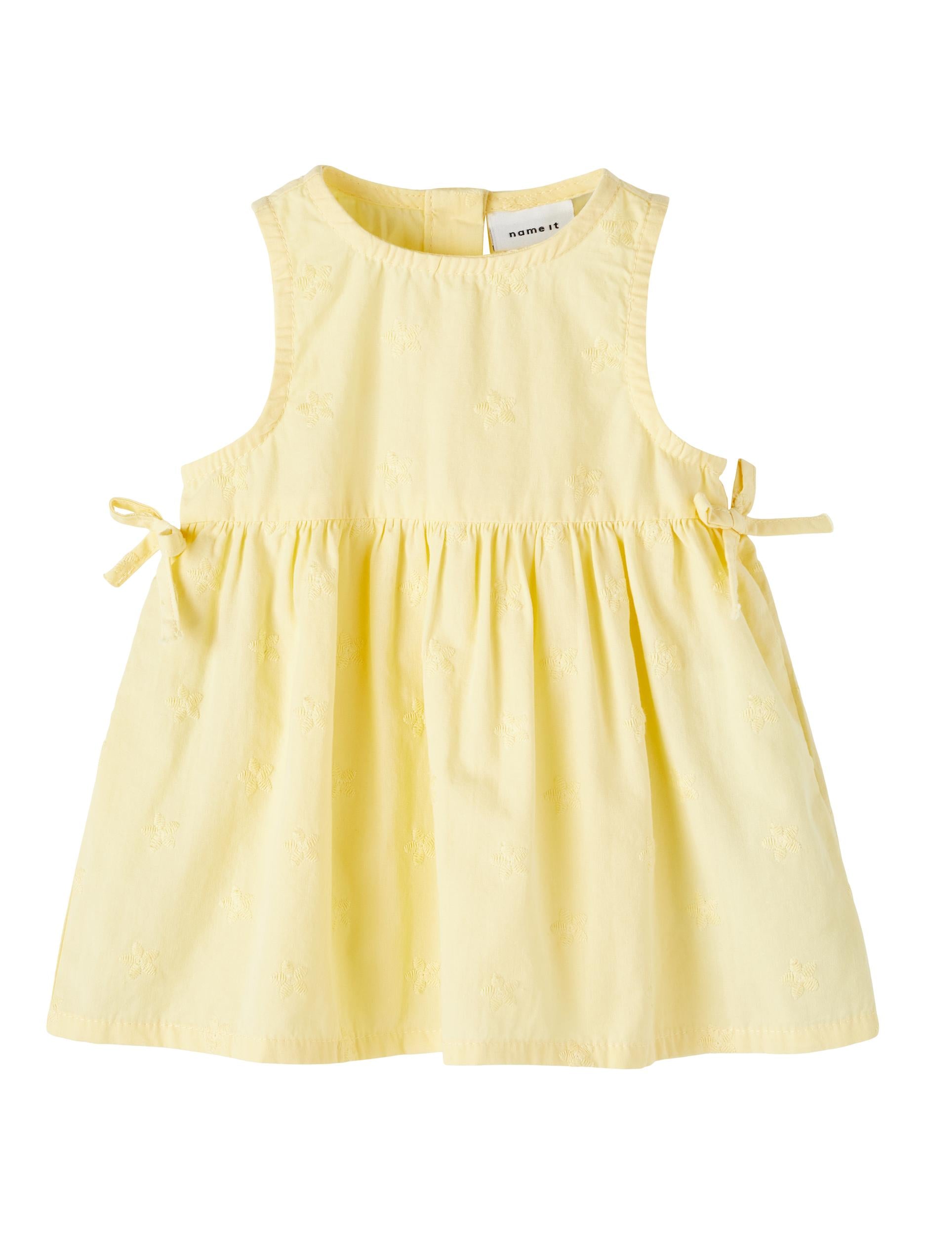 Girl's Double Cream Jamille Spencer Dress-Ghost Front View
