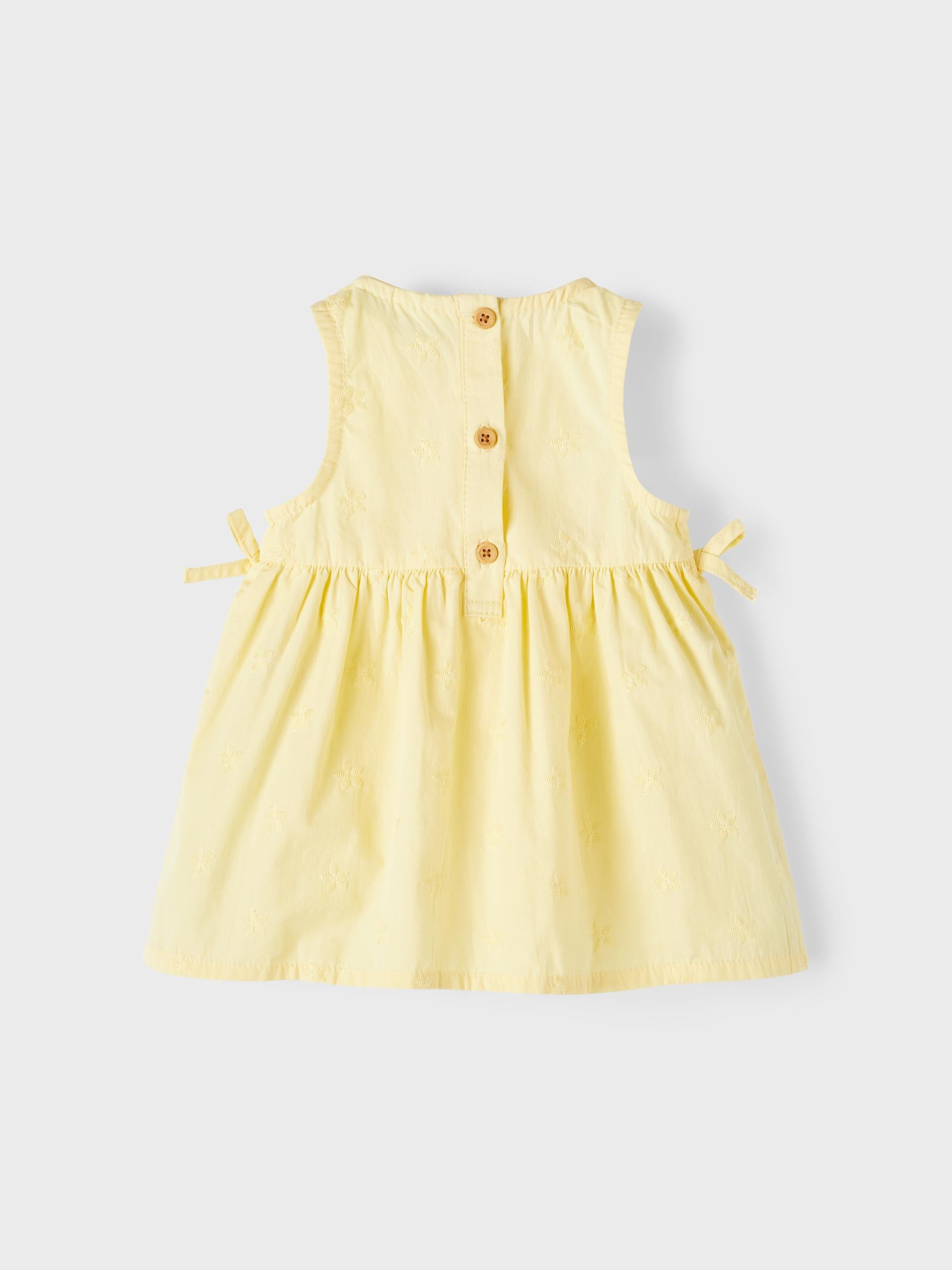 Girl's Double Cream Jamille Spencer Dress-Ghost Back View