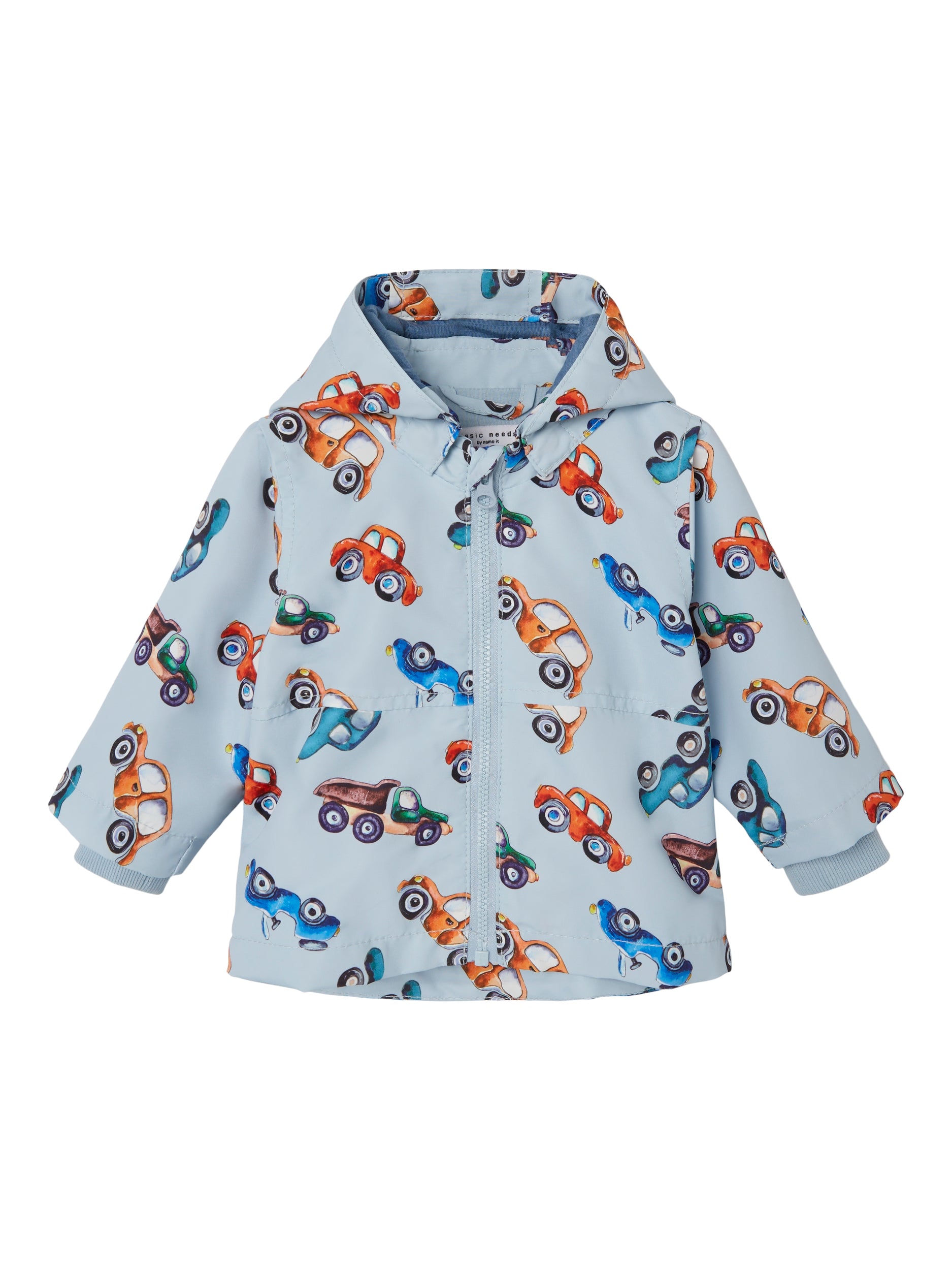 Boy's Max Jacket Cars-Celestial Blue-Front View