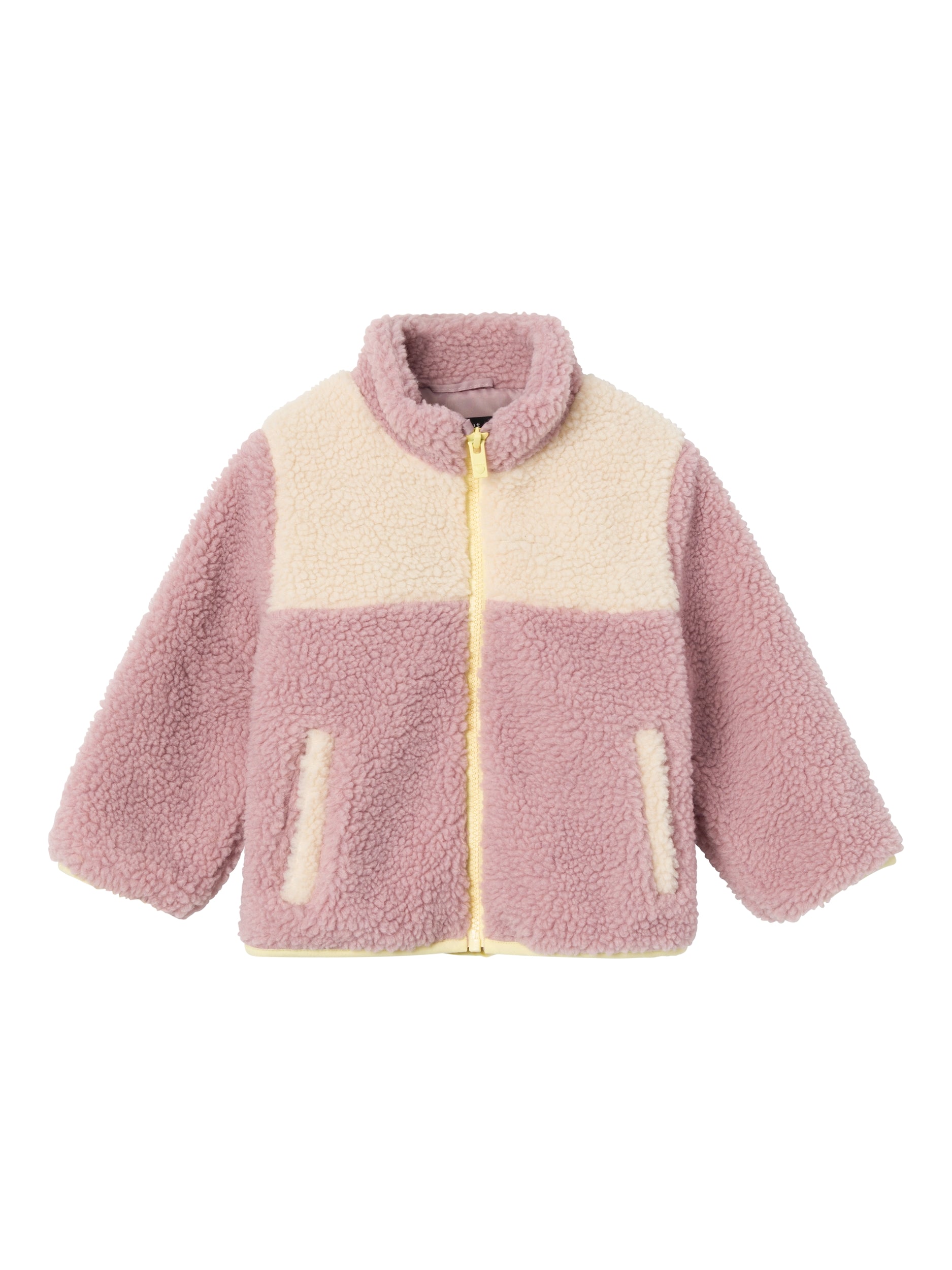 Girl's Melo Teddy Jacket-Burnished Lilac-Front View
