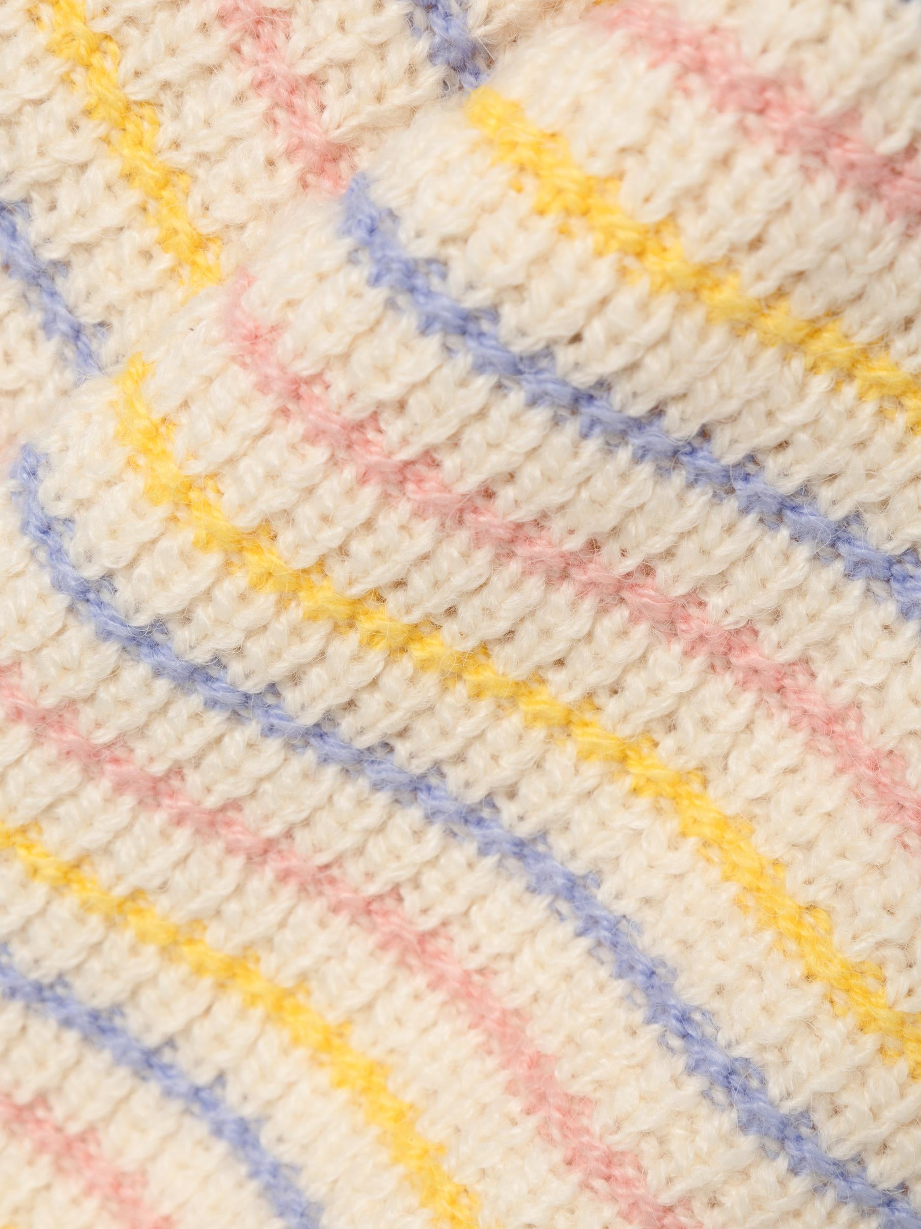 Girl's Barille Long Sleeve Knit-Buttercream-Close Up View
